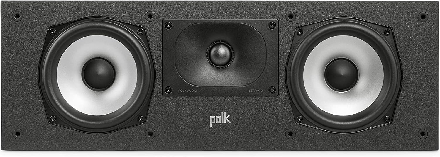 Polk Audio Monitor XT30 High-Resolution Center Channel Speaker, Hi-Res Certified Performance, Dolby Atmos Certified & DTS:X Compatible, Black-6