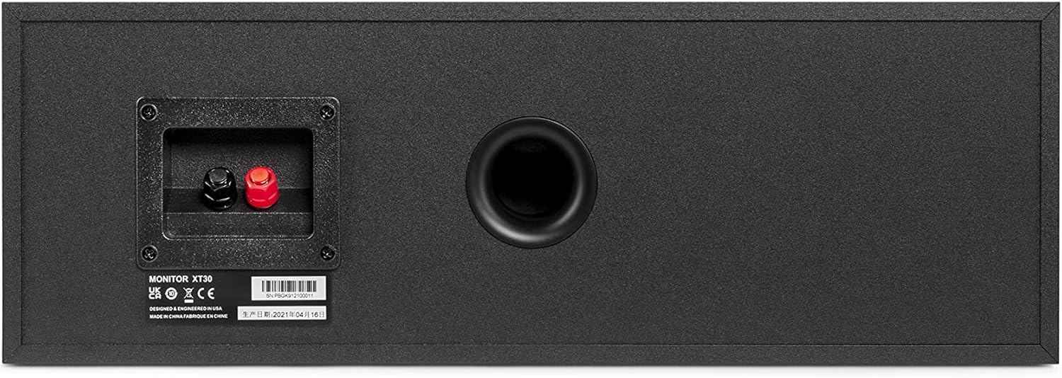 Polk Audio Monitor XT30 High-Resolution Center Channel Speaker, Hi-Res Certified Performance, Dolby Atmos Certified & DTS:X Compatible, Black-8