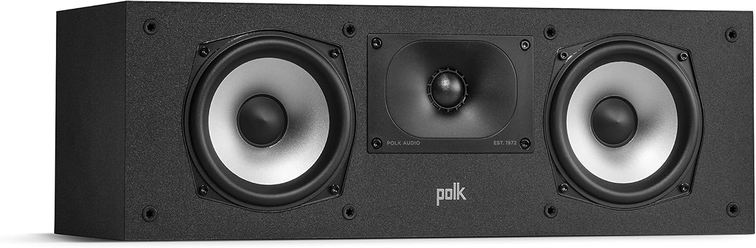 Polk Audio Monitor XT30 High-Resolution Center Channel Speaker, Hi-Res Certified Performance, Dolby Atmos Certified & DTS:X Compatible, Black-9