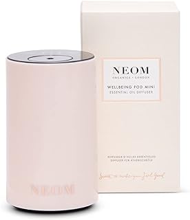 NEOM – Portable Wellbeing Pod Mini Essential Oil Diffuser Nude | Rechargeable USB & Waterless | Aromatherapy Oil Diffuser for Small Spaces…