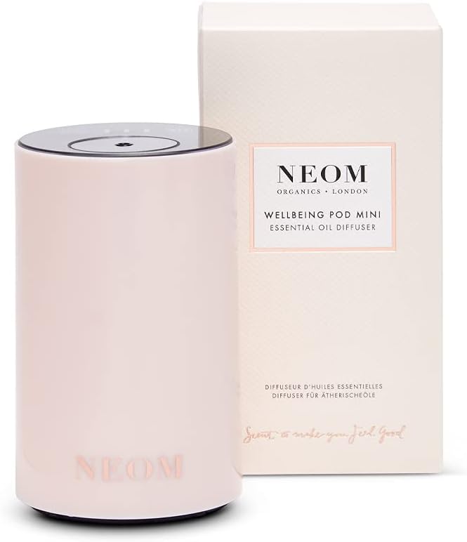 NEOM – Portable Wellbeing Pod Mini Essential Oil Diffuser Nude | Rechargeable USB & Waterless | Aromatherapy Oil Diffuser for Small Spaces…-0