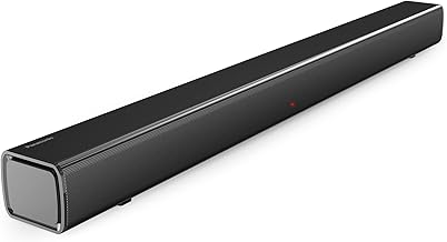 Panasonic SC-HTB100 Slim Soundbar for Dynamic Sound with Bluetooth, USB, HDMI and AUX- in Connectivity , Black