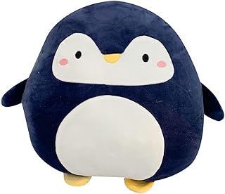 OUKEYI Soft Penguin Plush Hugging Pillow, Cute Anime Throw Pillow Stuffed Animal Doll Toy, Girls Boys Gifts for Birthday, Valentine, Christmas, Travel, Holiday 16 Inch