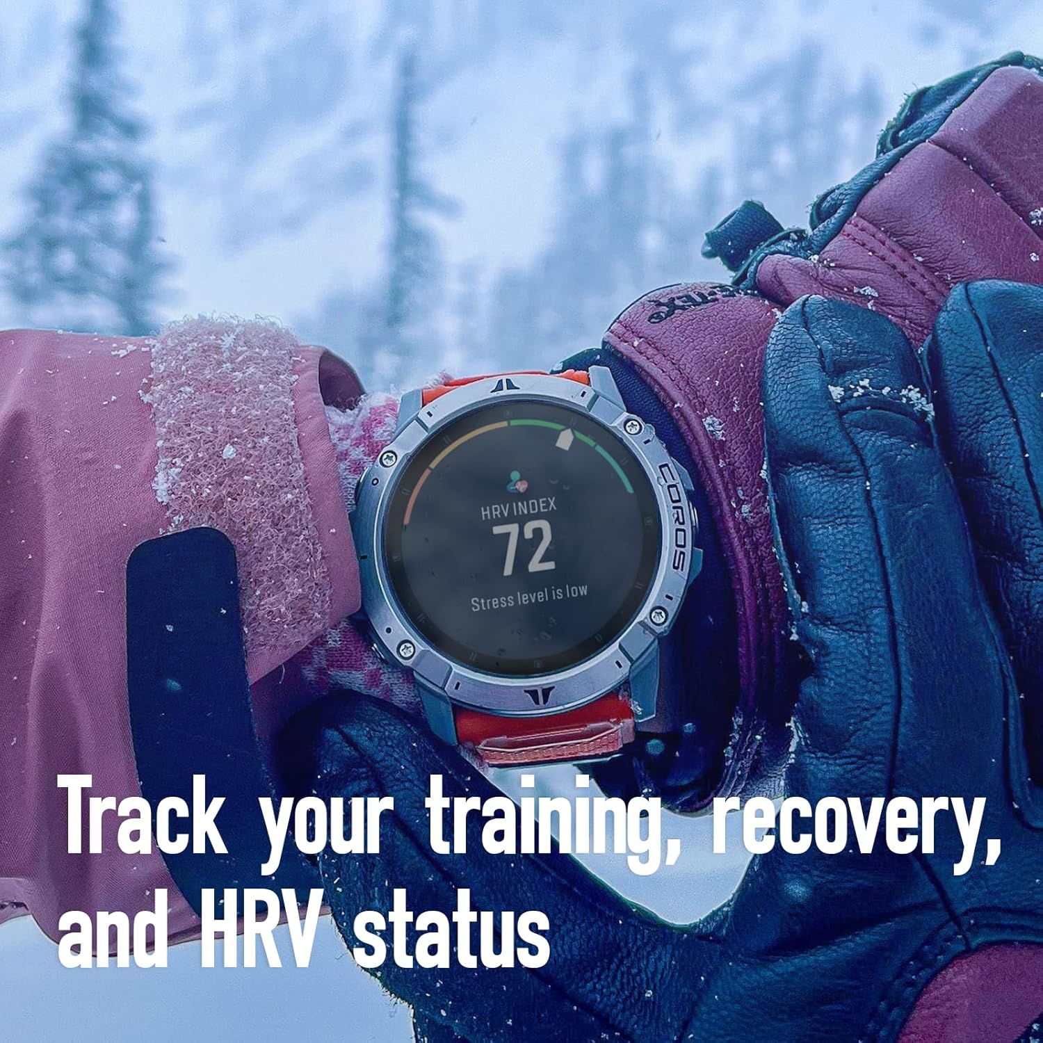 COROS VERTIX 2 Adventure GPS Watch, Ultra-Long 60 Days Battery Life, Dual-Frequency GPS, On-wrist Navigation, Offline Maps, Heart Rate Monitor, Track Sleep, Running, Biking, Skiing, Climbing-Obsidian-6