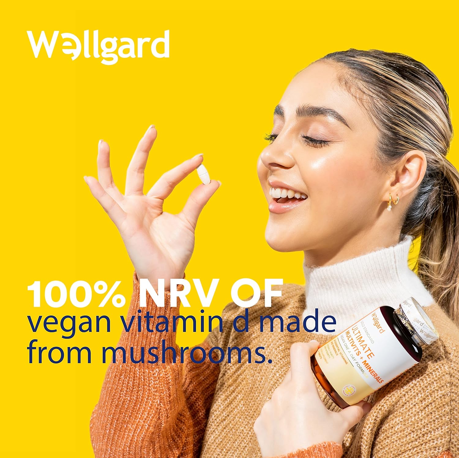 Vegan Multivitamins & Minerals by Wellgard - Vegan Multivitamin Tablets for Men and Women with 24 Essential Active Vitamins & Minerals, Made in UK-3