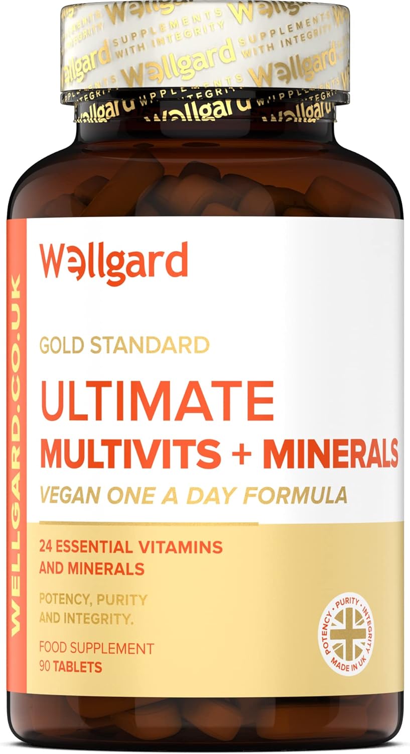 Vegan Multivitamins & Minerals by Wellgard - Vegan Multivitamin Tablets for Men and Women with 24 Essential Active Vitamins & Minerals, Made in UK-8