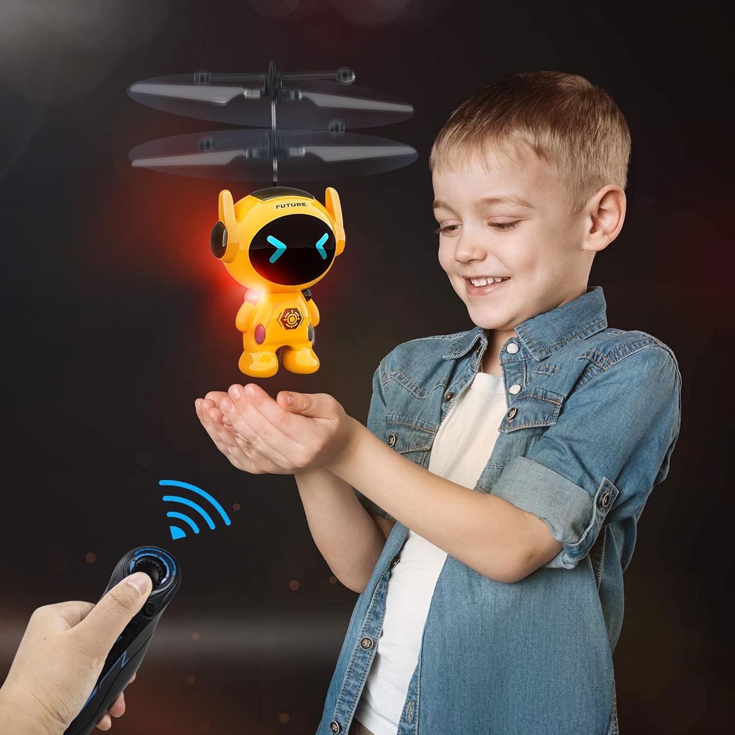 Flying Ball Robot Drone for Kids - Mini Induction Rc Flying Toy Boys Girls Gifts,Rechargeable Ball Drone Infrared Induction Helicopter for Indoor and Outdoor Games with Remote-1