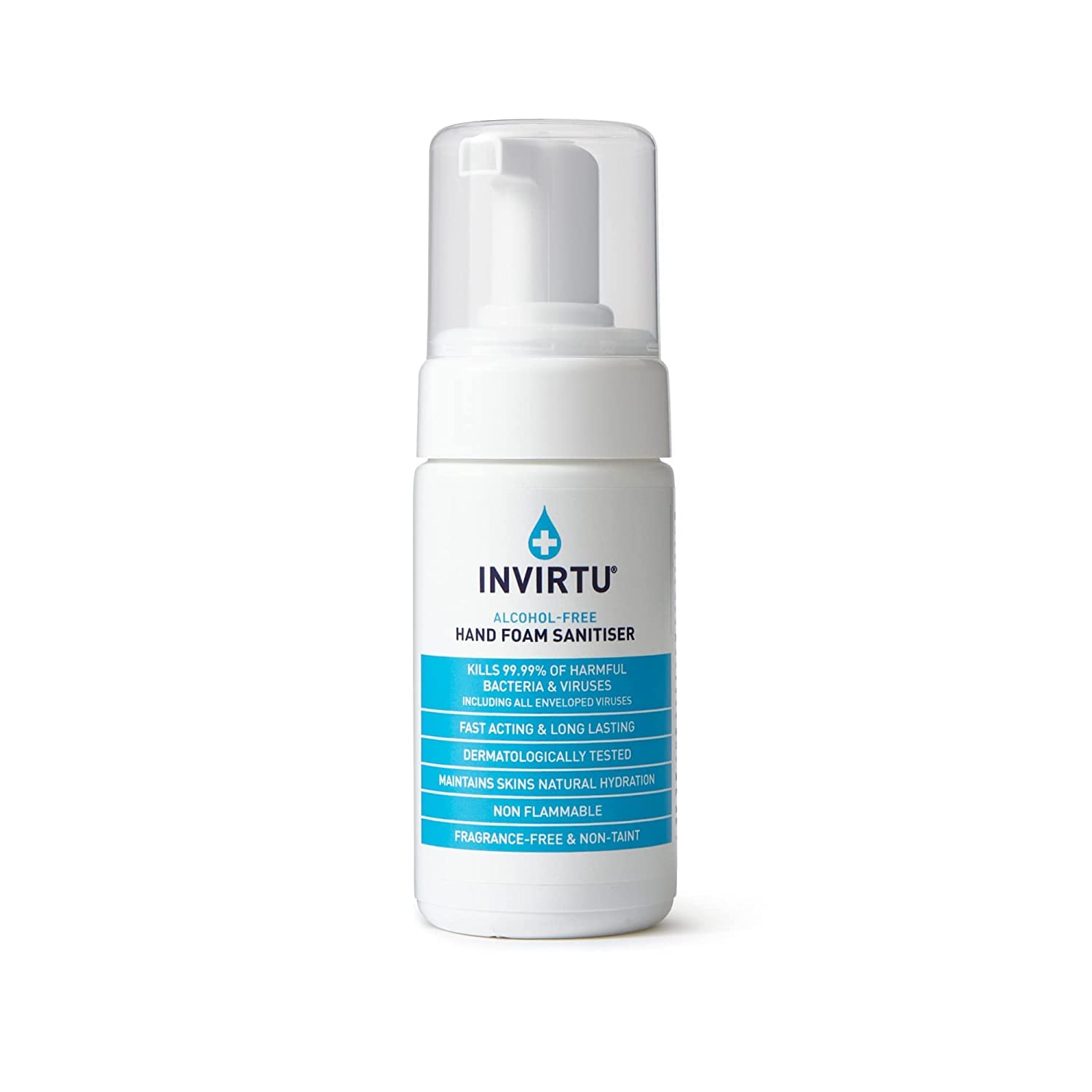 Byotrol INVIRTU Alcohol-free Hand Foam Sanitiser | Fragrance-Free Alcohol-Free & Non-Taint | 100ml-0