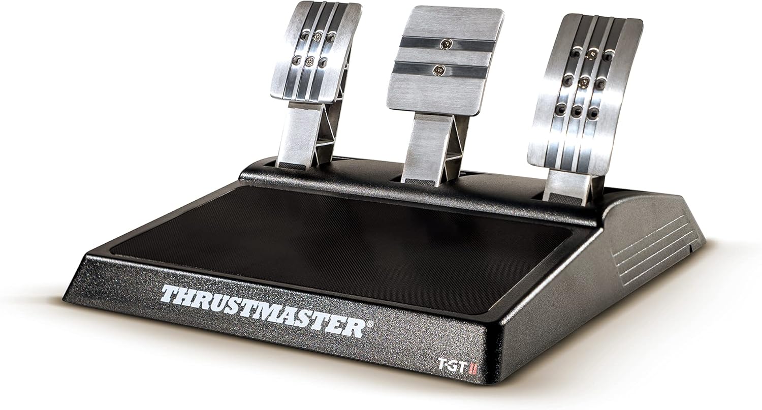 Thrustmaster T-GT II - Official Gran Turismo Licensed Racing Wheel, Base, and Pedal Set with Advanced Force Feedback for PC, PS4, and PS5-4