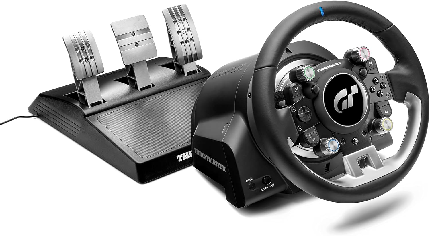 Thrustmaster T-GT II - Official Gran Turismo Licensed Racing Wheel, Base, and Pedal Set with Advanced Force Feedback for PC, PS4, and PS5-5