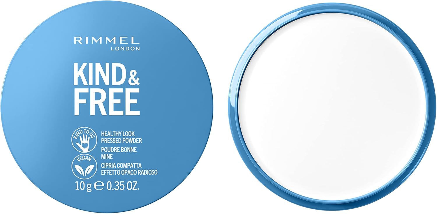 Rimmel Kind + Free Natural Finish Pressed Powder, Translucent 001-0