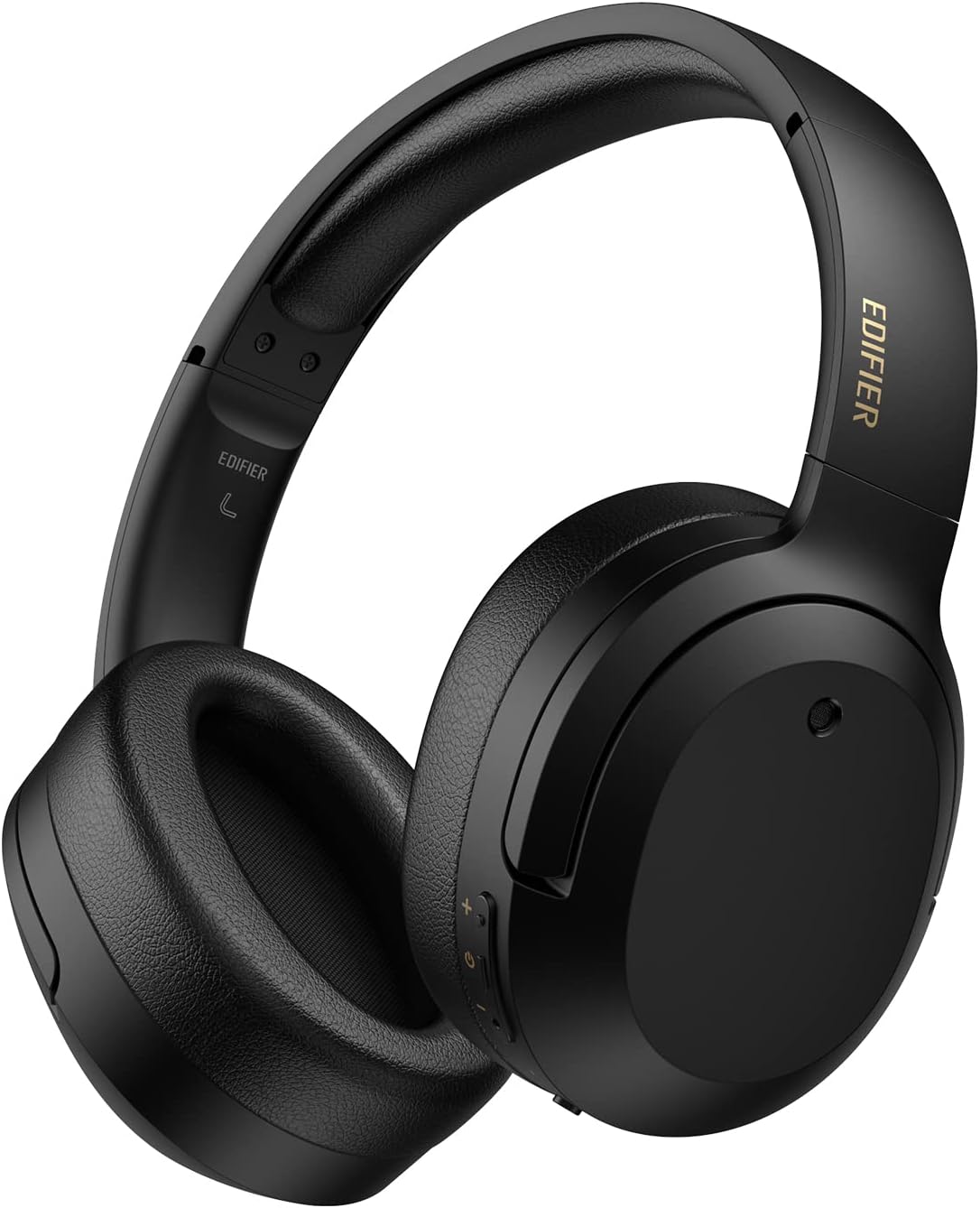 Edifier W820NB Plus Hybrid Active Noise Cancelling Headphones - LDAC Codec - Hi-Res Audio Wireless & Wired - Fast Charge - 49H Playtime - Over Ear Bluetooth V5.2 Headphones- Black-0