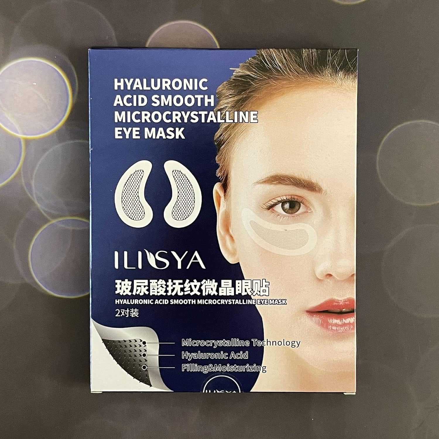 Micro Needle Eye Patches with Hyaluronic Acid Microneedle Eye Mask for Fine Lines Wrinkles Smile Lines Dark Circles Eye Treatment-2 pairs (4 pieces)-6