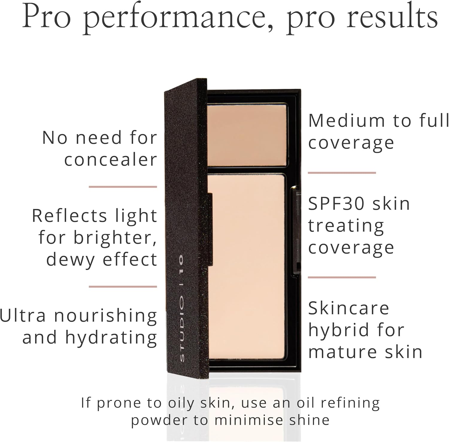 Studio 10 Perfect Canvas SPF30 Treatment Foundation - Serum Foundation Cream - Luminous Skin Perfecting Cream Foundation for Mature Skin - SPF30 (Light Shade)-2