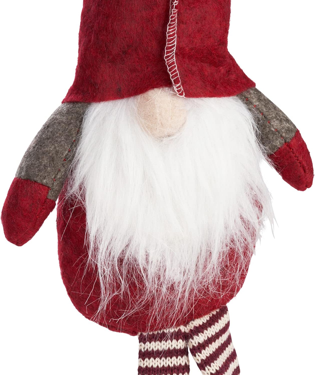 SA Products Christmas Gonks Gnomes - Plush Hanging Santa Elf Ornaments for Home Office Decoration - Handmade Table Windowsill Bookshelf Fireplace Mantle Xmas Decor & Novelty Tree Topper 3-Piece Bundle-3