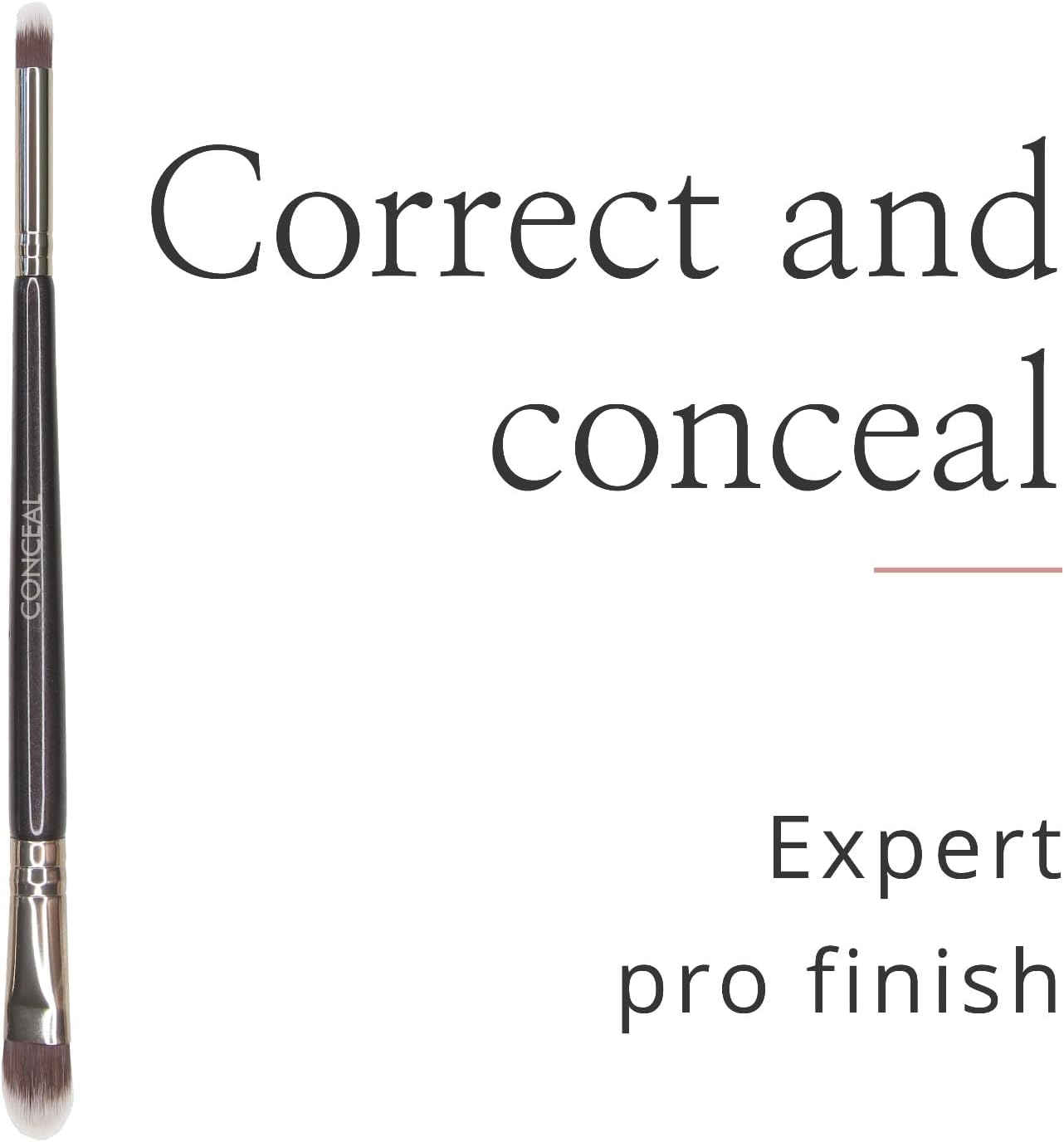 Studio 10 | Pro-quality Double Ended Brush for Concealing Blemishes, Pigmentation & Imperfections-1