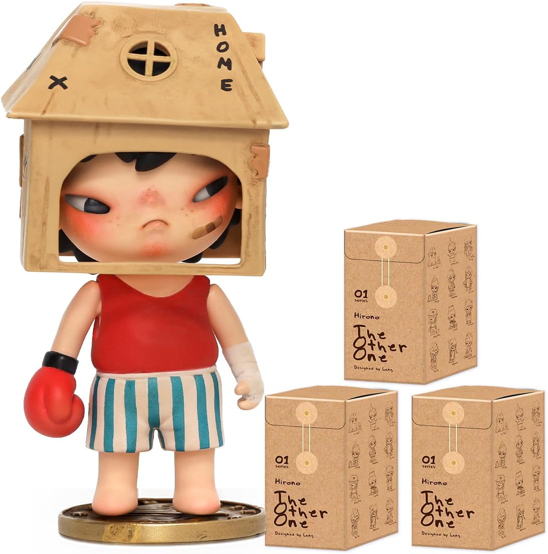 POP MART HIRONO The Other One Series 3Boxes Exclusive Action Figure Box Toy Popular Collectible Art Toy Cute Figure Creative Gift, for Christmas Birthday Party Holiday-0