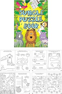 HENBRANDT 10 x Mini Jungle Puzzle Books