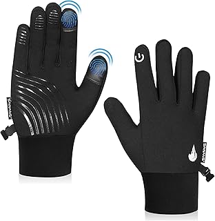 Winter Cycling Running Warm Gloves Men Women Touchscreen Thermal Windproof Anti Slip Driving Sports Outdoor Bike Gloves Hiking Ski Climbing Riding Walking