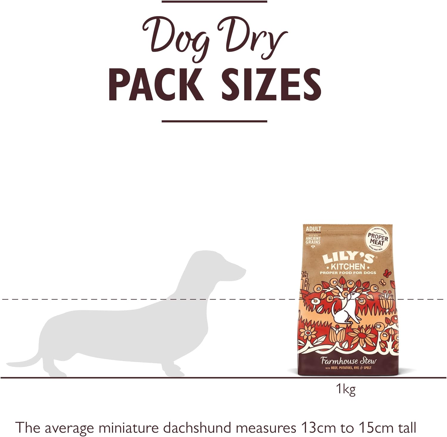 Lily’s Kitchen Made with Natural Ingredients Adult Dry Dog Food Beef Stew with Ancient Grains 1kg Bag-6