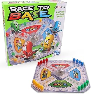 DIVCHI Race To Base Board Game for kids - Racing and Chasing to Base Game, 4 Players