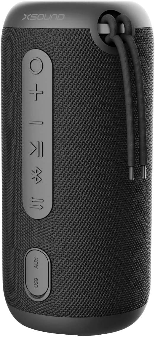 XSOUND Portable Bluetooth Speaker FunPlay Wireless Bluetooth Speaker With Bluetooth 5.2, Enhanced Bass, Stereo Sound, 24h Playtime, Usb c, IPX7 Waterproof Outdoor Speaker-6