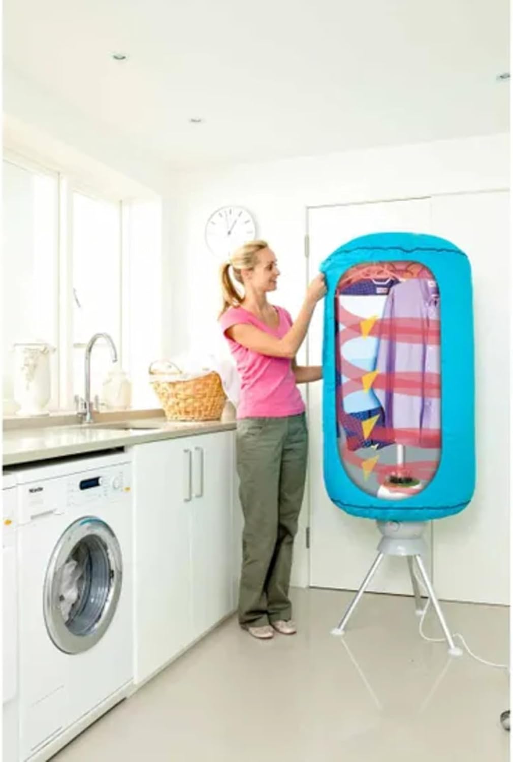 JML DriBUDDi - Portable Energy-Efficient Indoor Electric Clothes Dryer - Blue-5