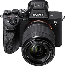 Sony Alpha 7 IV | Full-Frame Mirrorless Camera with Sony 28-70 mm F3.5-5.6 Kit Lens ( 33MP, Real-time autofocus, 10 fps, 4K60p, Vari-angle touch screen, Large capacity Z battery ), Black