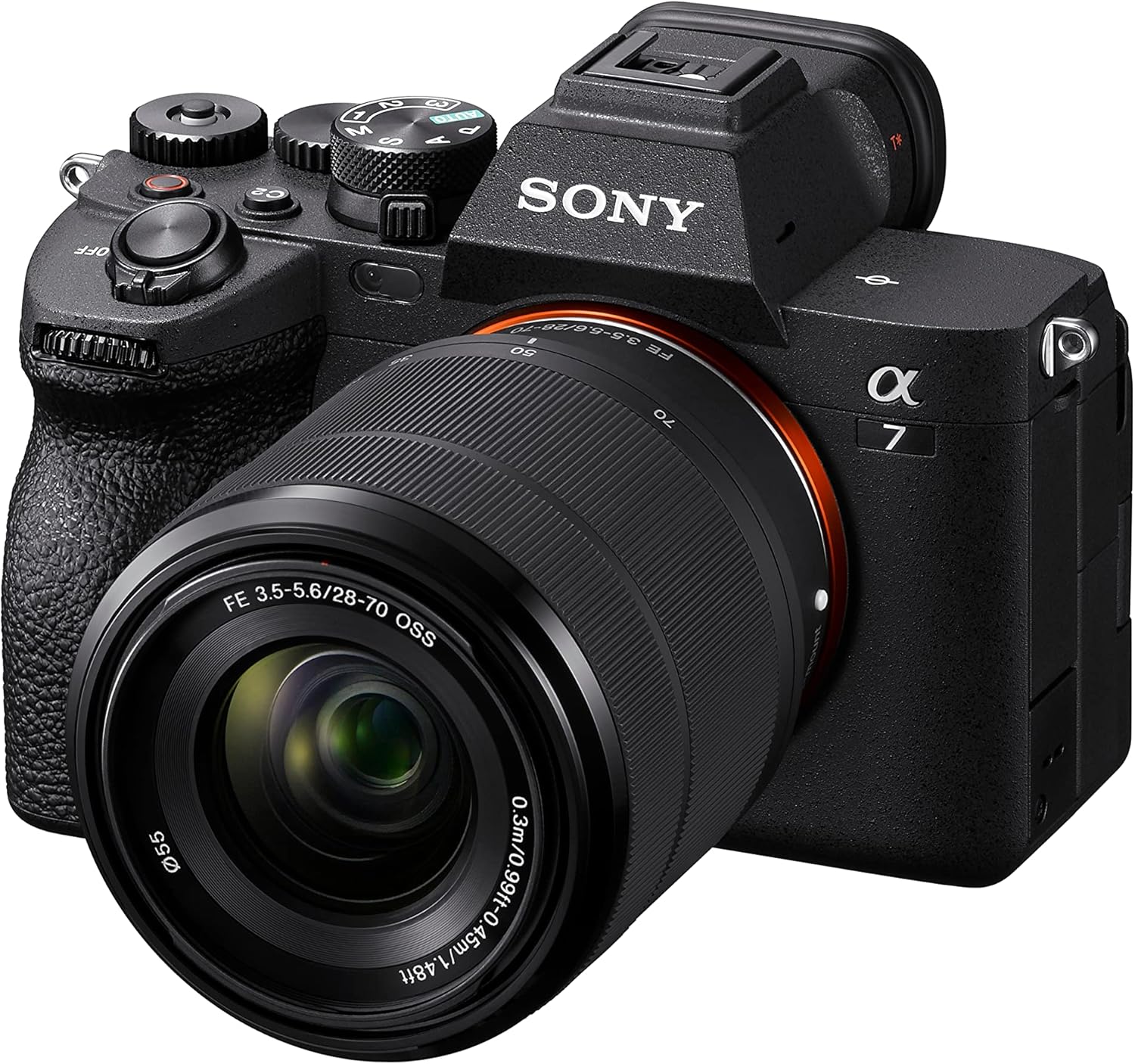 Sony Alpha 7 IV | Full-Frame Mirrorless Camera with Sony 28-70 mm F3.5-5.6 Kit Lens ( 33MP, Real-time autofocus, 10 fps, 4K60p, Vari-angle touch screen, Large capacity Z battery ), Black-2