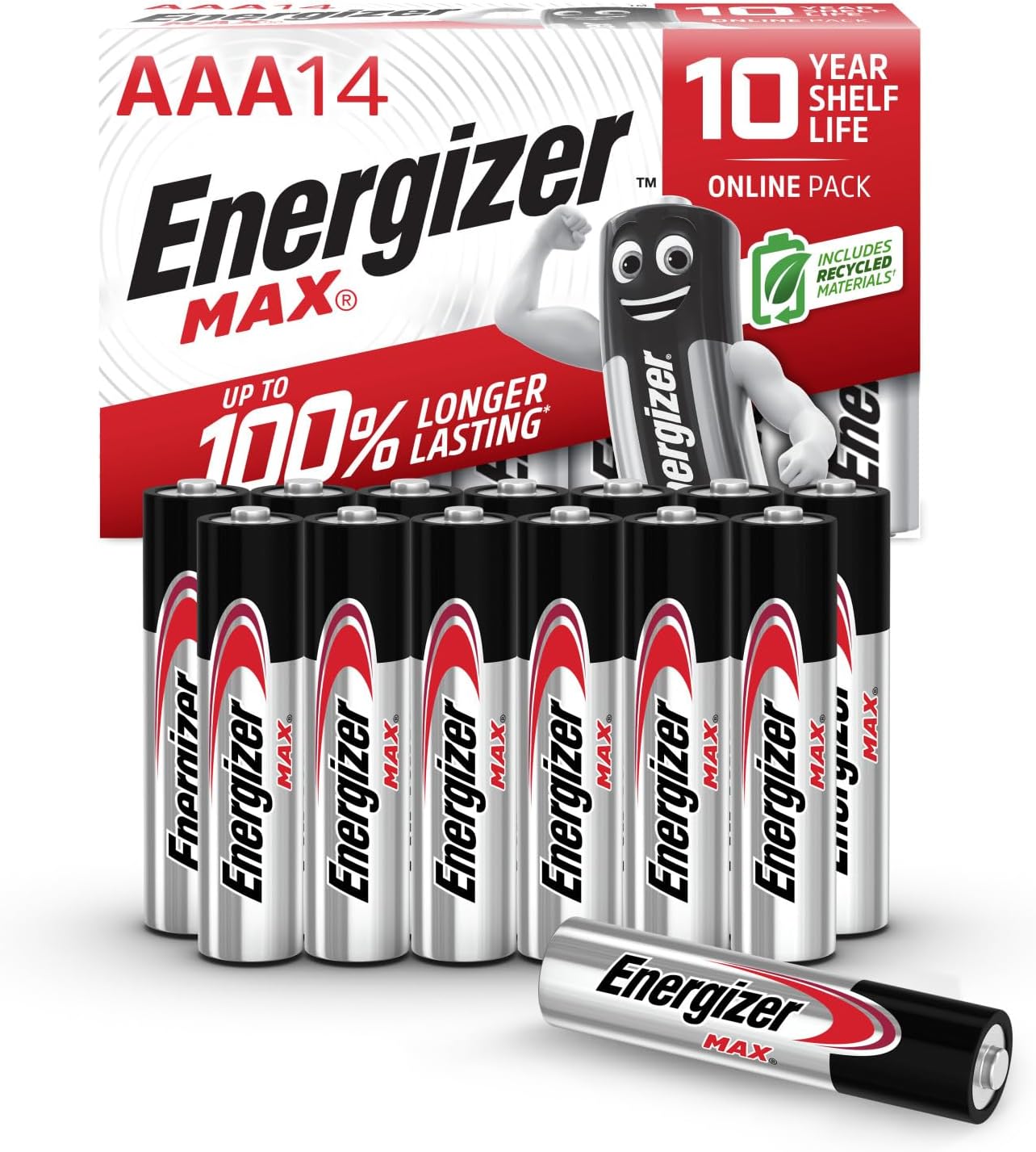 Energizer AAA Batteries, Max, Triple A Battery Pack - Amazon Exclusive, 14 Pack-0