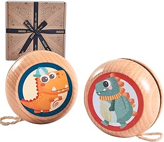 Yoyo | Twin-Pack Wooden Yo Yo for Kids | 2 x Yoyo Kids Toy | Perfect Kids Yoyo for Boys and Girls | Quality Yo Yo Kids Game | Fun Yo-Yo Activity