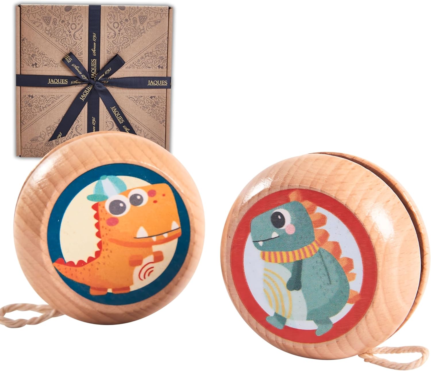 Yoyo | Twin-Pack Wooden Yo Yo for Kids | 2 x Yoyo Kids Toy | Perfect Kids Yoyo for Boys and Girls | Quality Yo Yo Kids Game | Fun Yo-Yo Activity-0