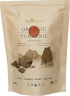 MySuperfoods Organic Turmeric Powder 1kg, Natural Source of Curcumin