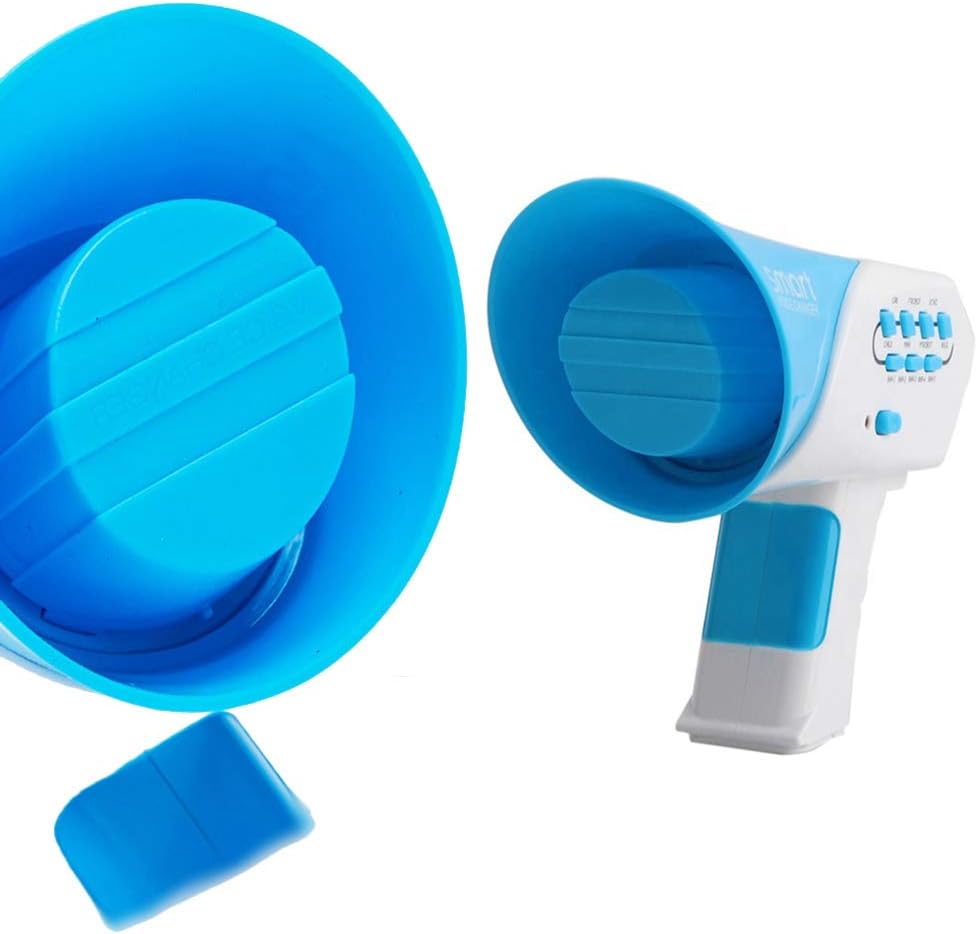 TOYANDONA Multi Voice Changer Megaphone Multi Noisemakers Megaphone Role Cosplay Toy Party Prank Toy Blue-4