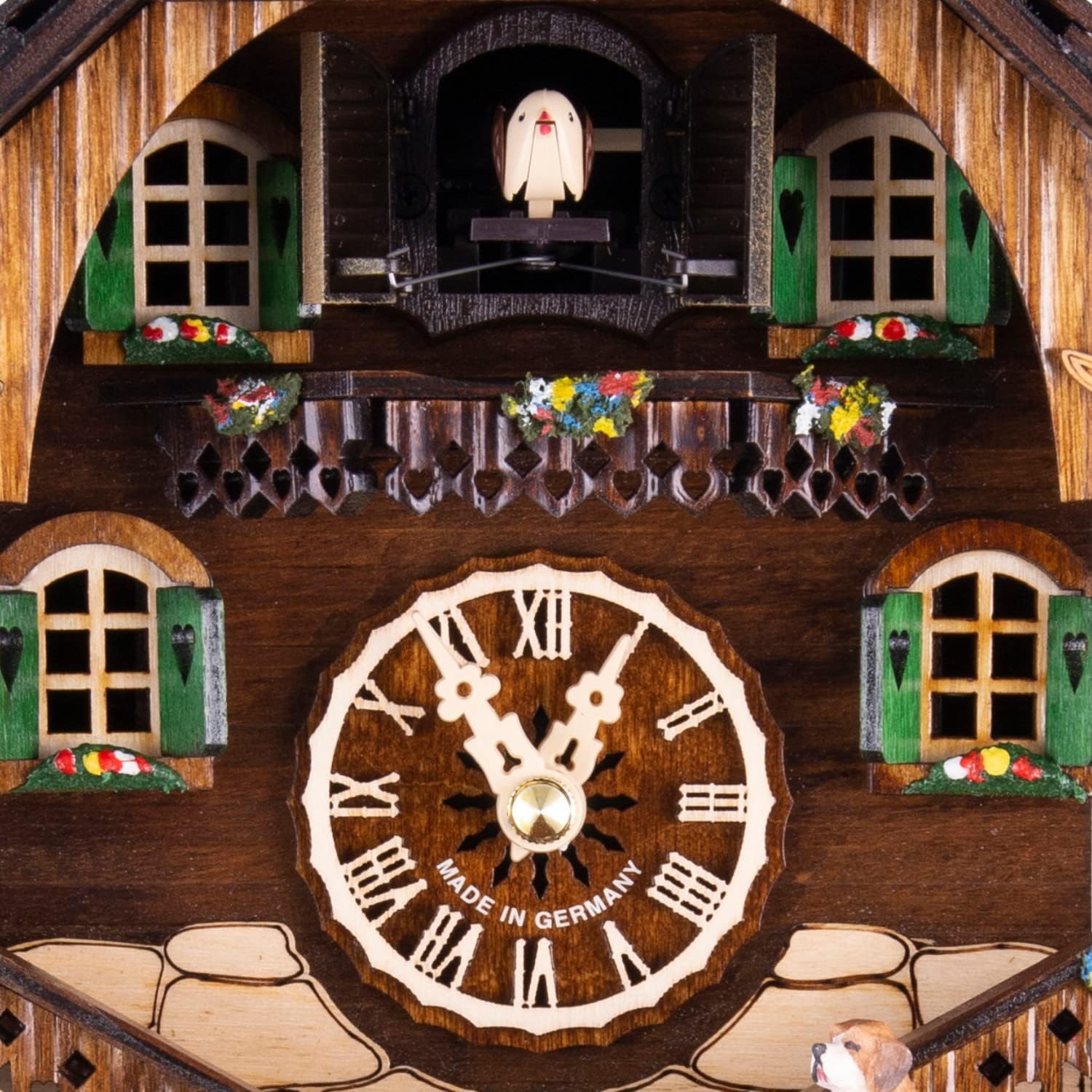 Cuckoo Palace Cuckoo Clock Quartz-movement Chalet-Style 32cm-2