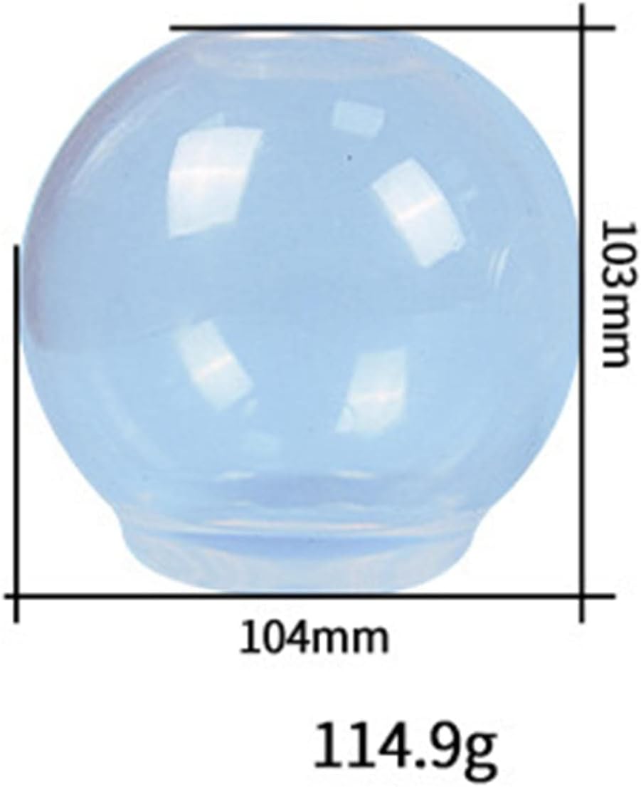 Perfeclan Resin Large Sphere,Ball Resin Epoxy,Round Silicone for resin material art,Jewelry Making,Bath,Decoration, 100mm-4