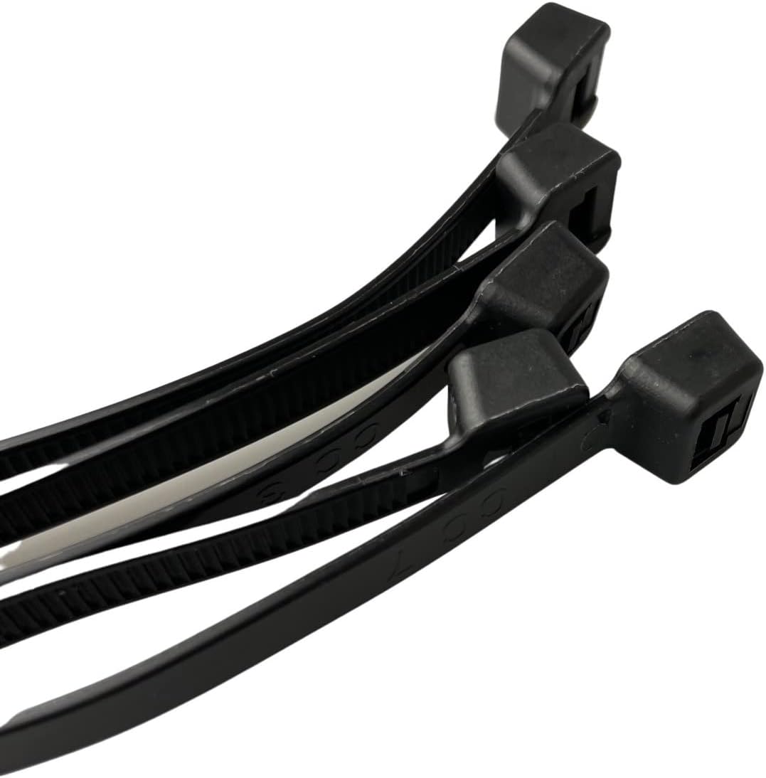 On1shelf® Cable Ties, 550mm x 9.0mm, 21.6" Premium Tie Wraps, Strong and Long Nylon Zip Tie (20, Black)-1