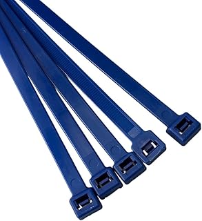 On1shelf Cable Ties, 750mm x 9.0mm, 30" Premium Tie Wraps, Strong and Long Nylon Zip Tie (20, Blue)