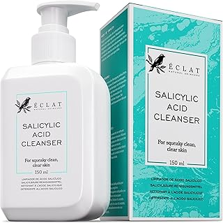 Salicylic Acid Cleanser Face Wash - Salicylic Acid + Niacinamide, Vitamin E & Green Tea, Acne Face Wash for Women & Men, Facial Cleanser for Deep Cleansing and Brightening, For All Skin Type