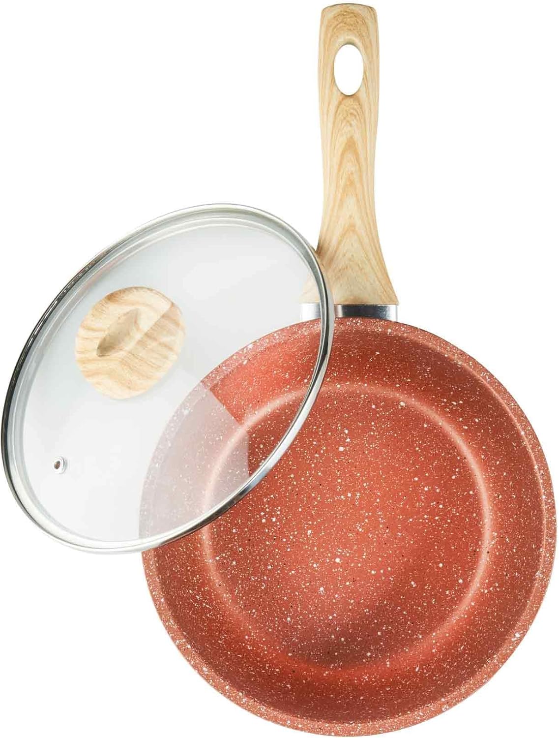 Sovereign Stone 3 Piece Saucepan Set – Copper Saucepans – Saucepan Sets, Pots and Pans Set, Induction Hob Pan Set, Sauce Pan Sets, Copper Pan Set (16cm, 18cm, 20cm)-7