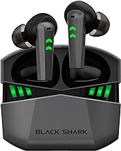 Black Shark Wireless Earbuds with 35ms Ultra-low Latency, Wireless Headphones with Premium Sound, Bluetooth 5.2, 10mm Drivers, 4 Hyperclear Mics, IPX5 Waterproof, 20H Play Time, Comfort Fit