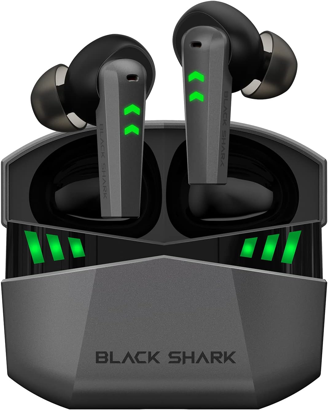 Black Shark Wireless Earbuds with 35ms Ultra-low Latency, Wireless Headphones with Premium Sound, Bluetooth 5.2, 10mm Drivers, 4 Hyperclear Mics, IPX5 Waterproof, 20H Play Time, Comfort Fit-0