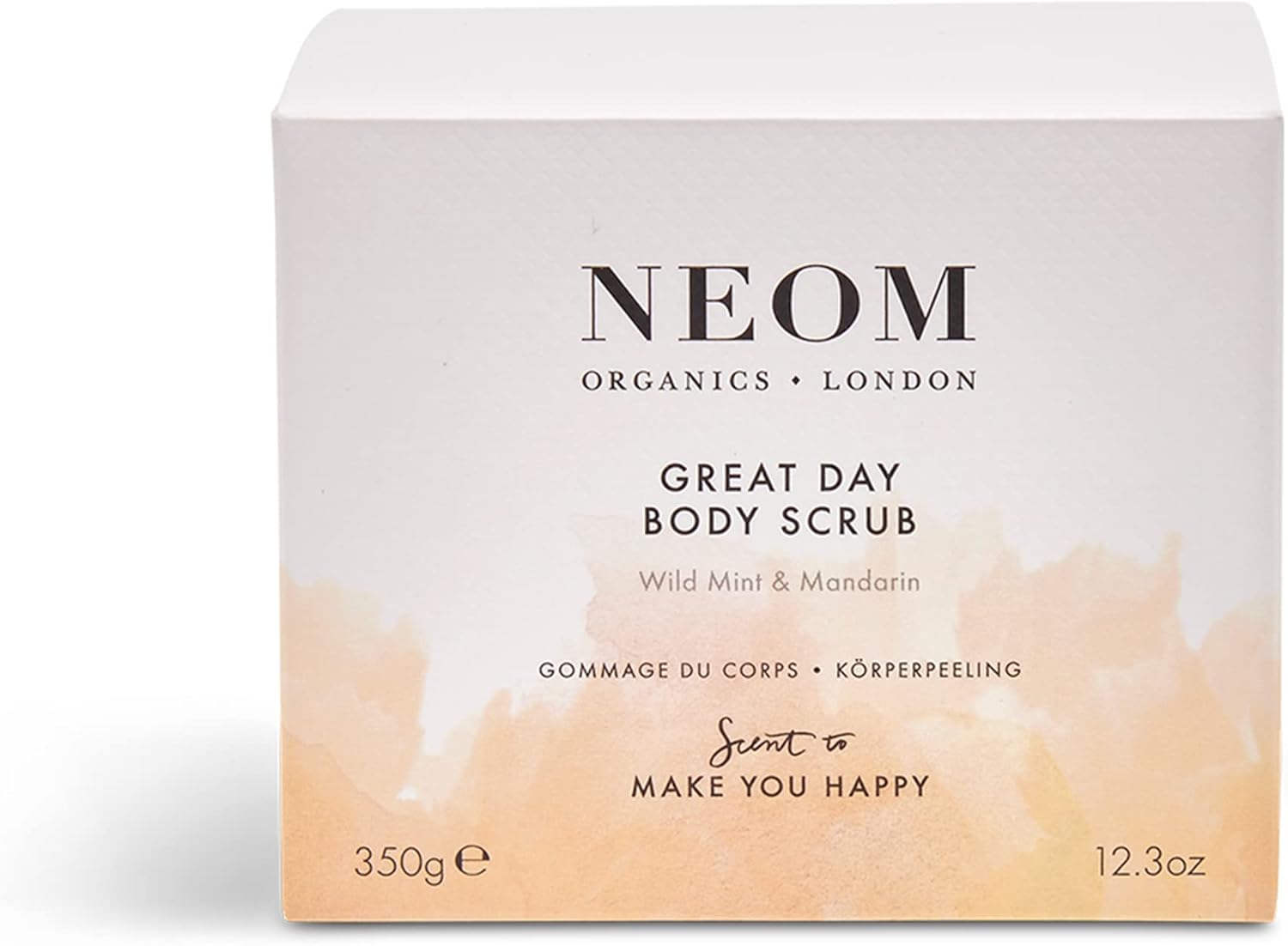 NEOM- Great Day Body Scrub | Luxury Body Scrub with Organic Sugar, Vitamin E & Jojoba Oil | Wild Mint & Mandarin Fragrance | Scent To Make You Happy-7