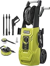 RYOBI RY150PWA 2000W 150bar Pressure Washer, Hyper Green