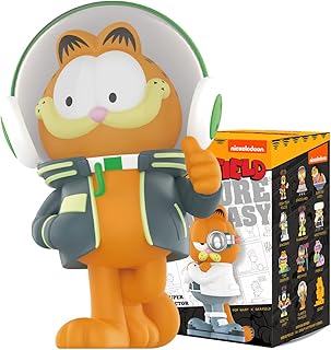 POP MART Garfield Future Fantasy Series Exclusive Action Figure Box Toy Popular Collectible Art Toy Cute Figure Creative Gift, for Christmas Birthday Party Holiday