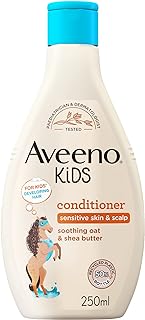 Aveeno Baby Kids Conditioner 250ml | Enriched with Soothing Oat & Shea Butter | Hair Conditioner for Children Developed for Your Little Superhero | Childrens Toiletries Sets