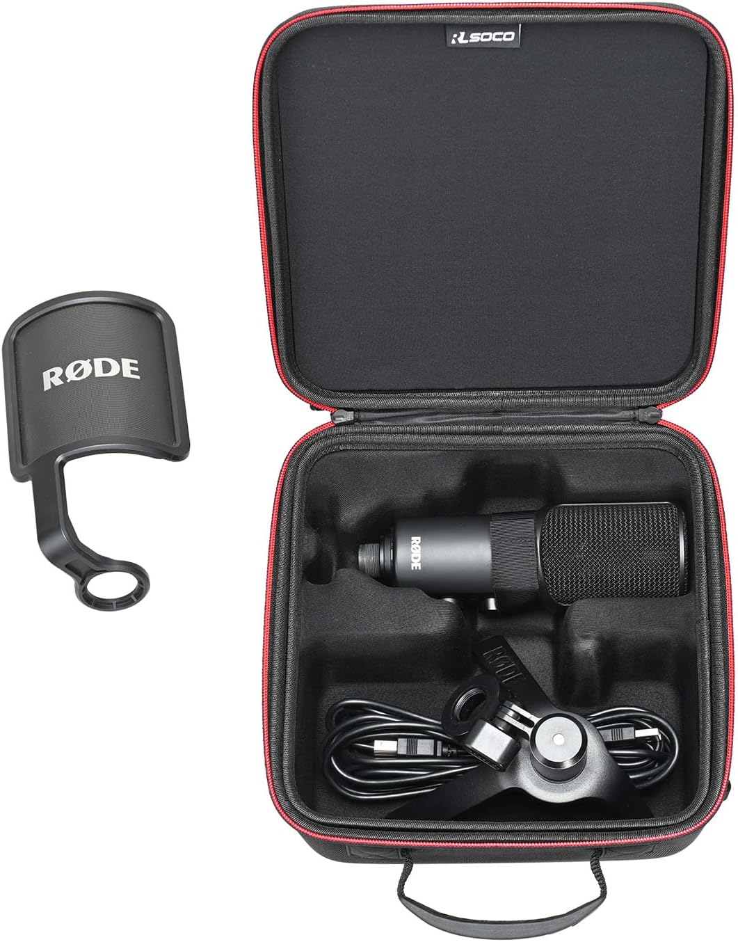 RLSOCO Case for Rode NT-USB/NT-USB+ Microphone-4