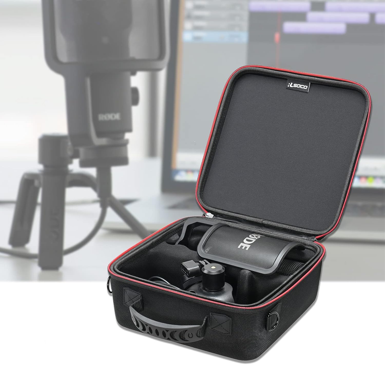 RLSOCO Case for Rode NT-USB/NT-USB+ Microphone-6