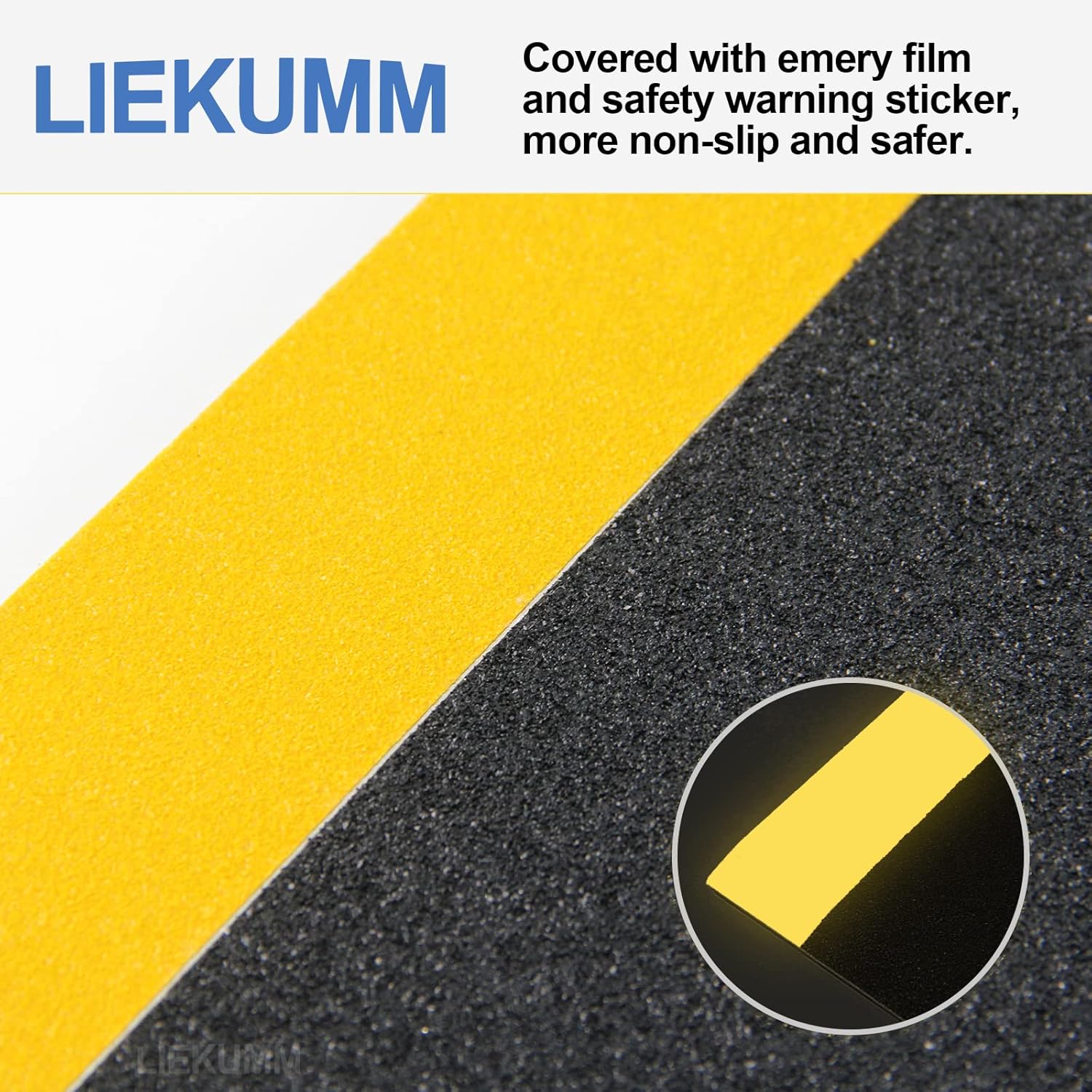 LIEKUMM 30 x 80 cm Threshold Ramp, Portable Wheelchair Ramp, Lightweight Aluminum Ramp with Anti-Slip Surface, Wheelchair Ramp for Doorway, Stairs, Steps, 300KG Capacity-3