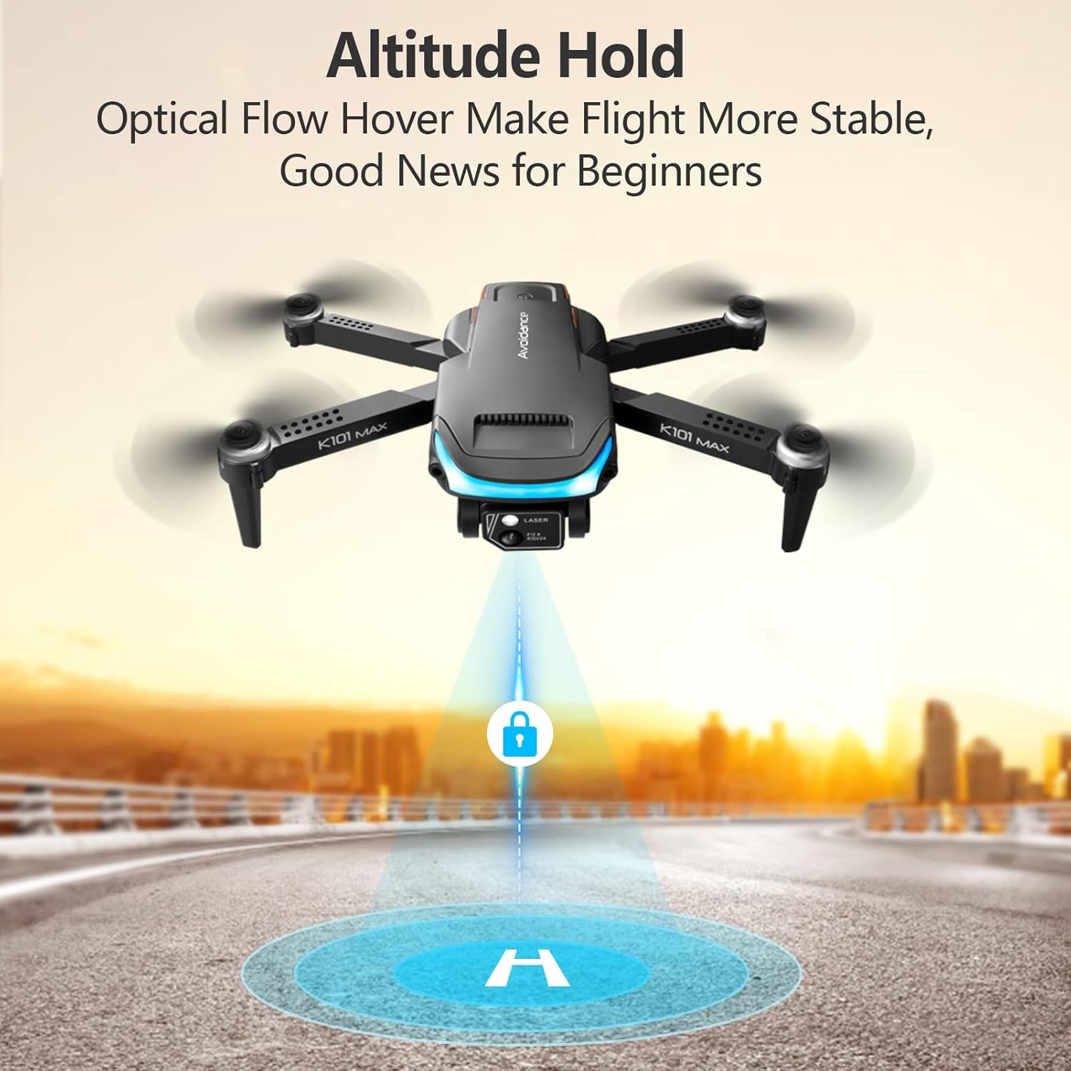 Drone with Camera for Adults 1080P HD Camera, Drone for Beginners with Altitude Hold, One Key Landing, Obstacle Avoidance, Speed Adjustment, Headless Mode, 3D Flips, 2 Modular Batteries-4